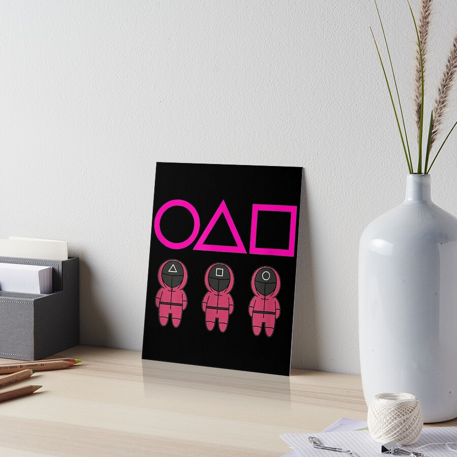 " Squid Game Symbol" Art Board Print for Sale by OlafKnights | Redbubble