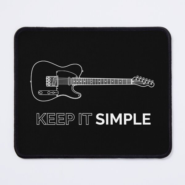 Item preview, Keep It Simple T-Style Electric Guitar Outline designed and sold by nightsworthy.