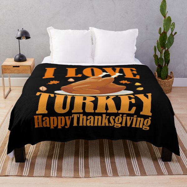 Item preview, I love turkey happy thanksgiving designed and sold by angelusdark.