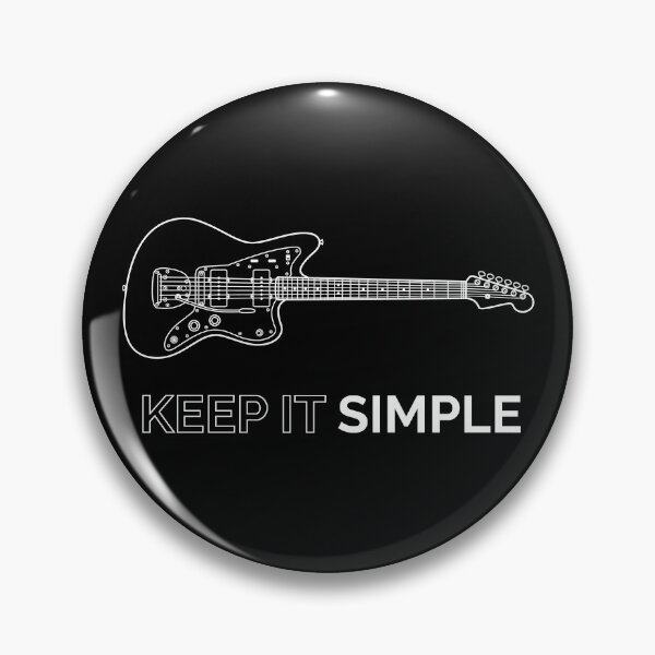 Item preview, Keep It Simple Offset Style Electric Guitar Outline designed and sold by nightsworthy.