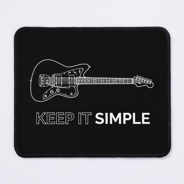 Item preview, Keep It Simple Offset Style Electric Guitar Outline designed and sold by nightsworthy.