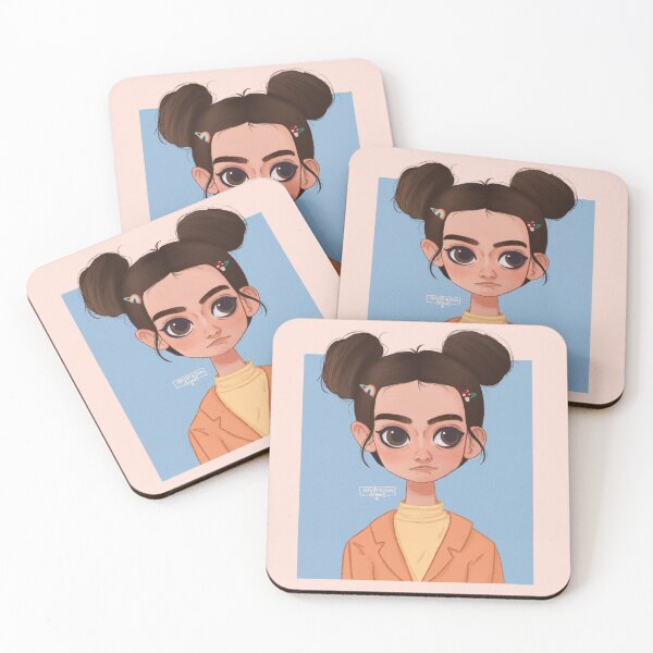 Item preview, space buns designed and sold by andreamdraws.
