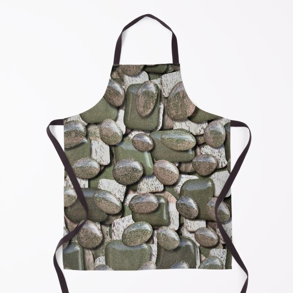 Item preview, Pink Gray and Olive Smooth River Stones designed and sold by SeaChangeDesign.