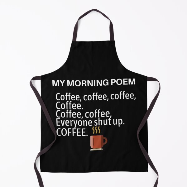 Item preview, My Morning Coffee Poem designed and sold by TeeRayBee.