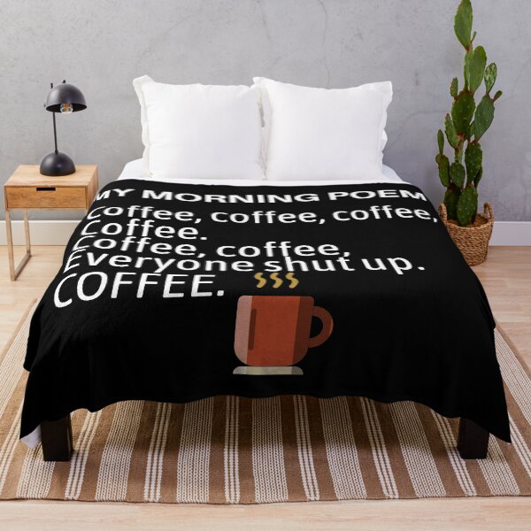 Item preview, My Morning Coffee Poem designed and sold by TeeRayBee.