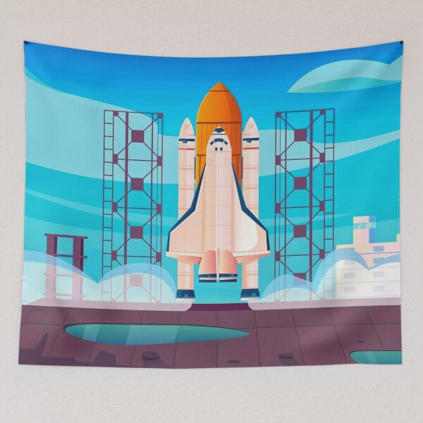 Item preview, Rocket Launching Site designed and sold by TheSkullArmy.