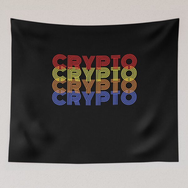 Item preview, Retro Crypto Shirt, Vintage Crpyo Currency T-shirt, Text Base Design  designed and sold by HolyWater SHOP.