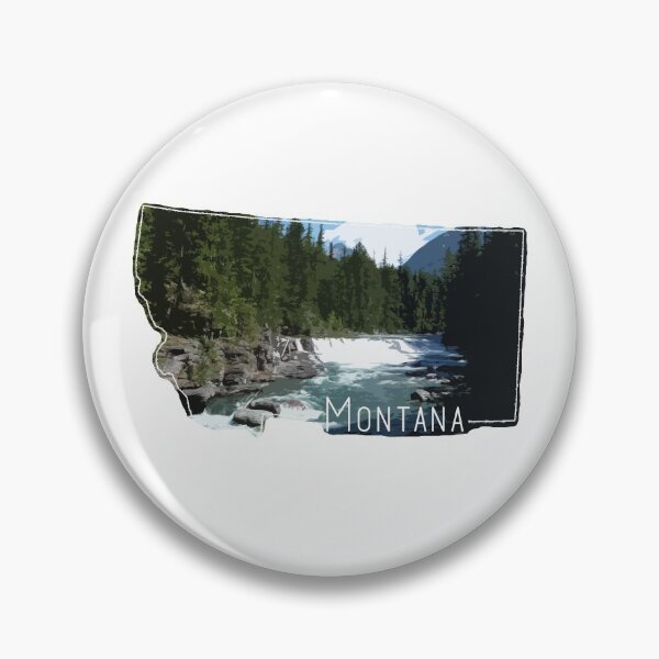 Aperçu de l'œuvre Paysage de l'État du Montana - Montana Painted Art Parc national des Glaciers créée et vendue par mjs-Creative.