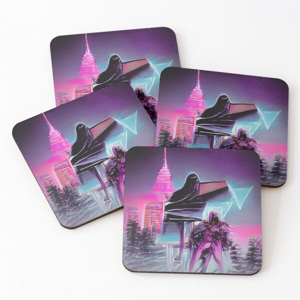 Item preview, Synthwave City designed and sold by AIThots.