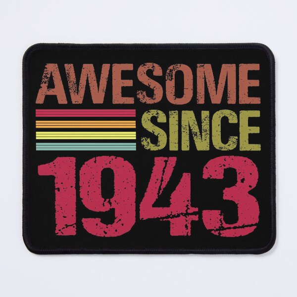 Item preview, Awesome Since 1943 Retro Vintage 78th Birthday Gift designed and sold by designbychow.