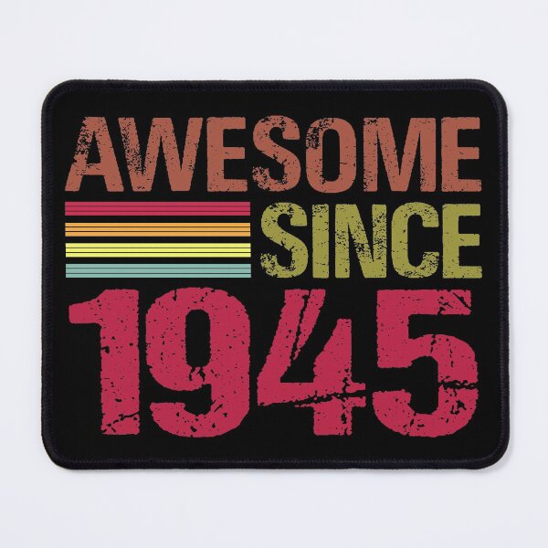 Item preview, Awesome Since 1945 Retro Vintage 76th Birthday Gift designed and sold by designbychow.