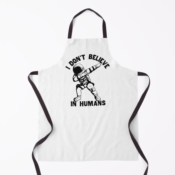 Item preview, I Dont Believe In Humans, Astronaut Dabbing, Black designed and sold by anghelapparel.