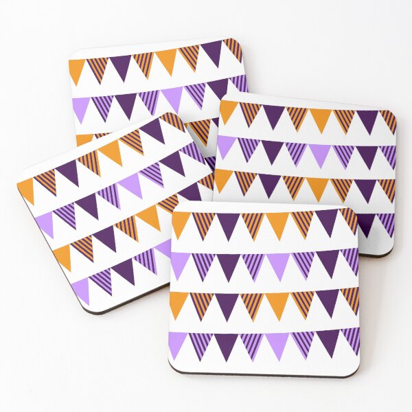 Item preview, Halloween Orange and purple banner. designed and sold by ellinnur.