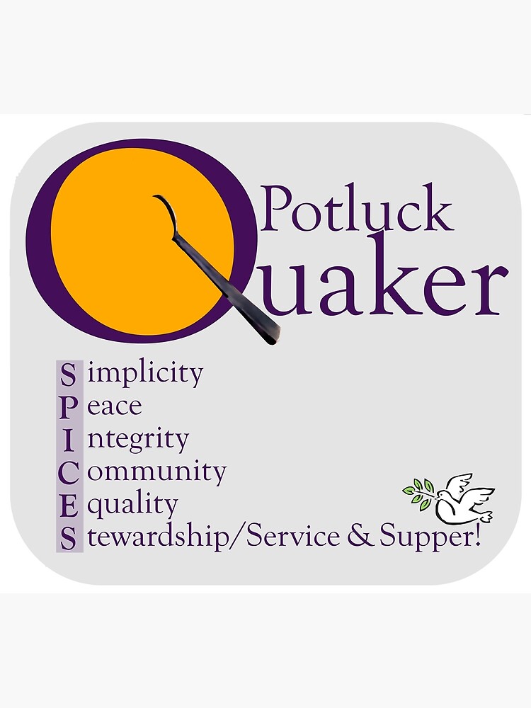 "Potluck Quaker and SPICES" Poster for Sale by GabiClayton Redbubble
