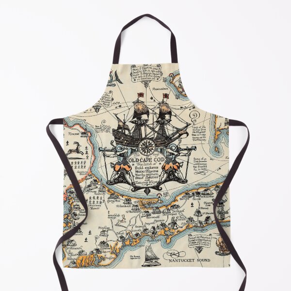 Item preview, 1930 Vintage Map of Old Cape Cod designed and sold by Gin Neko.