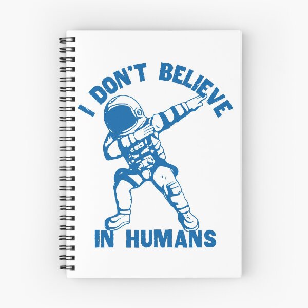Item preview, I Dont Believe In Humans, Astronaut Dabbing, Blue designed and sold by anghelapparel.