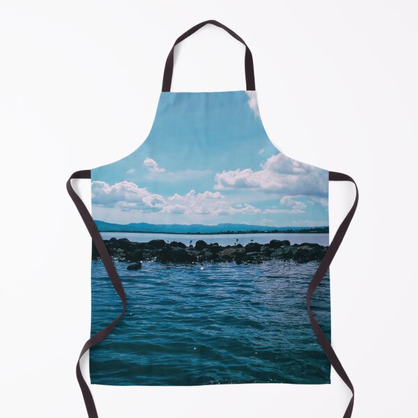 Item preview, Fiji Blue Ocean, Open Sky, Fluffy Clouds and a Rock Jetty designed and sold by RKMR.