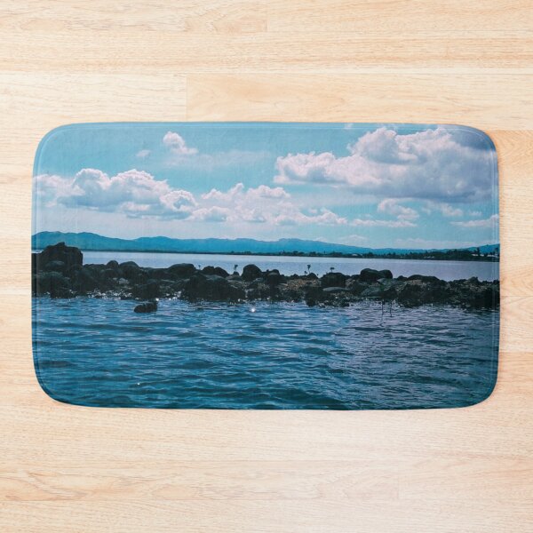 Item preview, Fiji Blue Ocean, Open Sky, Fluffy Clouds and a Rock Jetty designed and sold by RKMR.