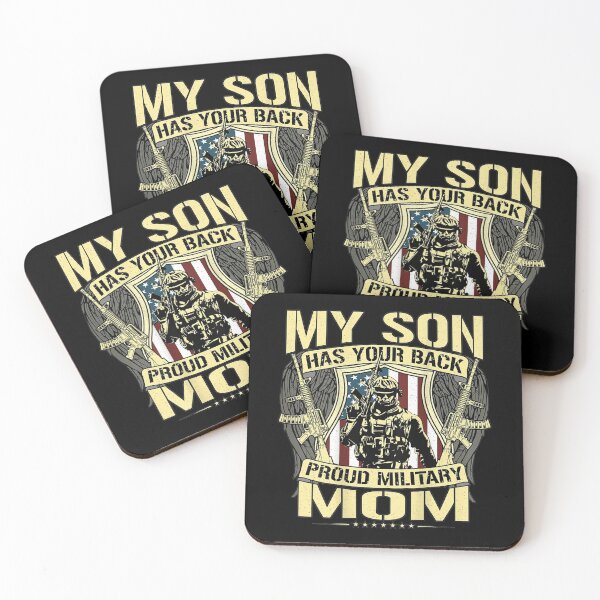 Item preview,  Son Has Your Back Proud Mom Army Mother Gift designed and sold by bessiey23.