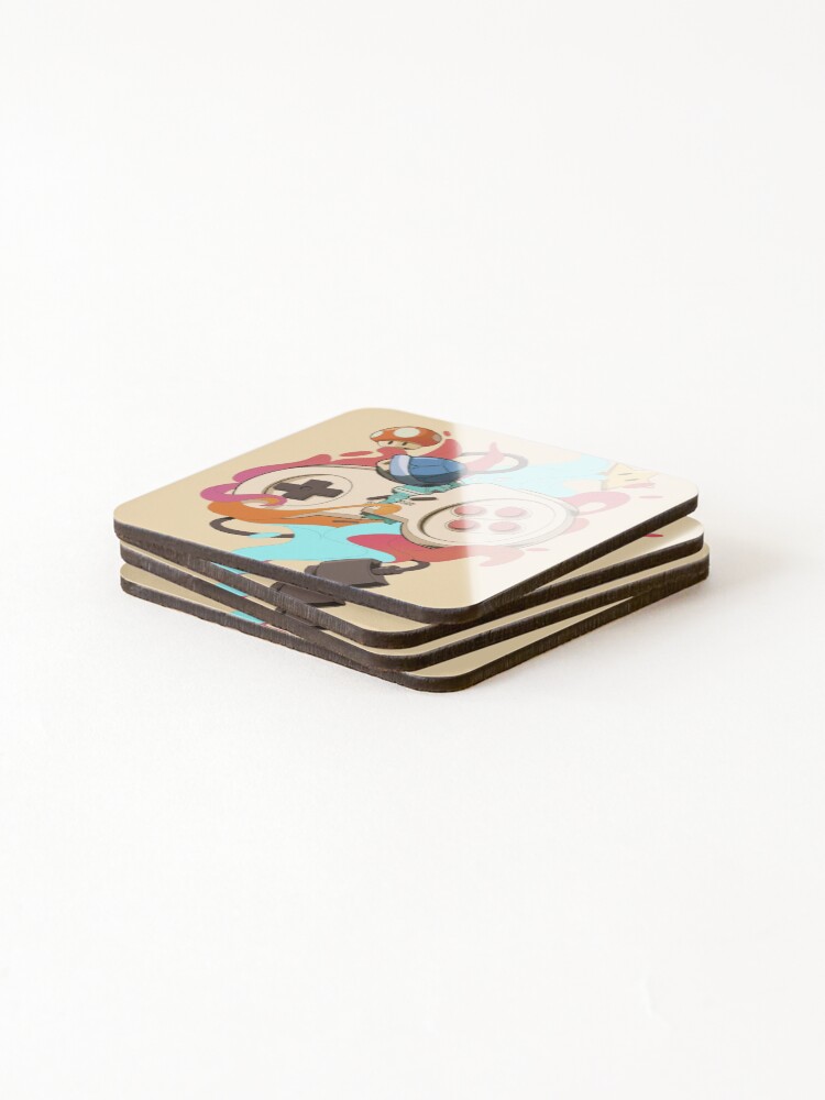 Thumbnail 4 of 5, Coasters (Set of 4), Retro Burst designed and sold by Ridd-Li.