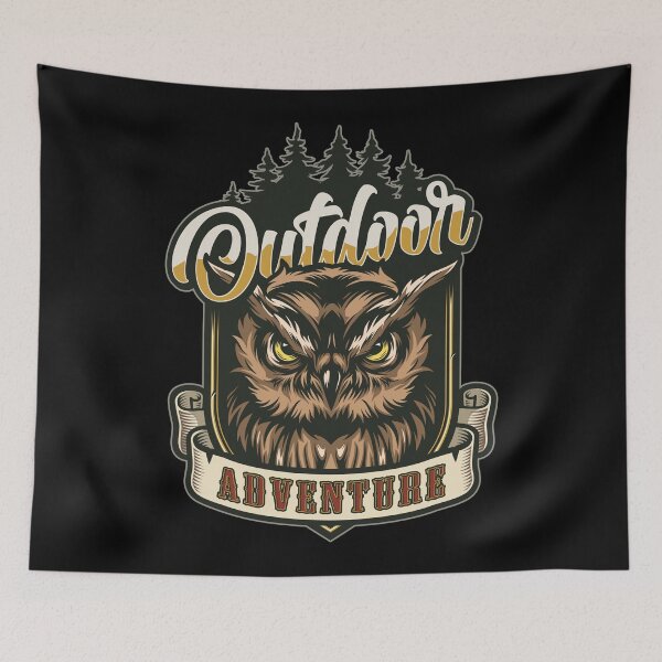 Item preview, Outdoor Adventure Owl designed and sold by Vector Scout Lab.