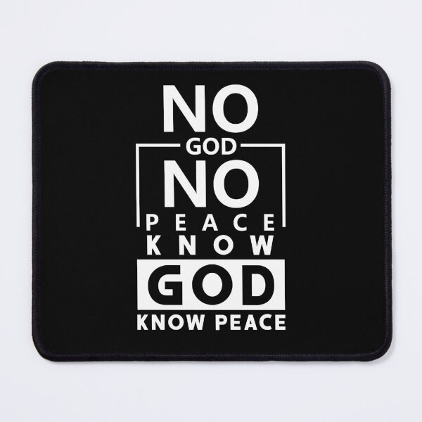 Item preview, no god no peace  designed and sold by TTOLEDO10K.