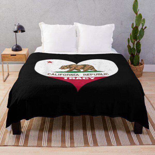 Item preview, Love Tracy California Republic Flag Heart designed and sold by bessiey23.
