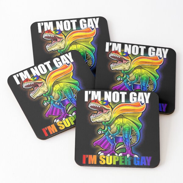 Item preview,  Gay Not Super Dinosaur Lgbt Pride Parade designed and sold by bessiey23.