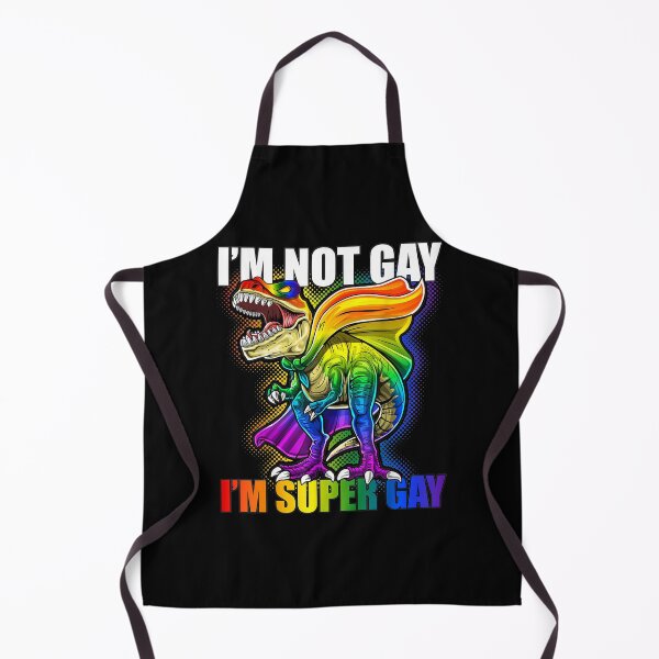 Item preview,  Gay Not Super Dinosaur Lgbt Pride Parade designed and sold by bessiey23.