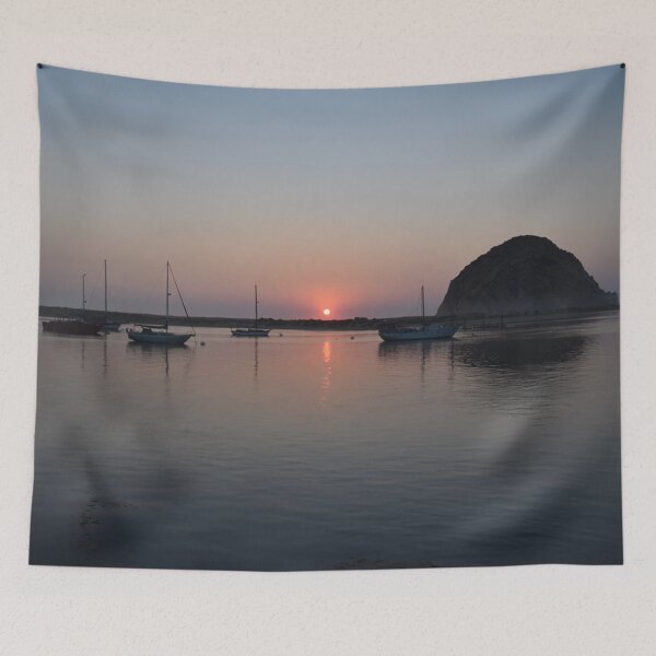 Item preview, Morro Bay Rock Sunset Photography designed and sold by concettaellis.