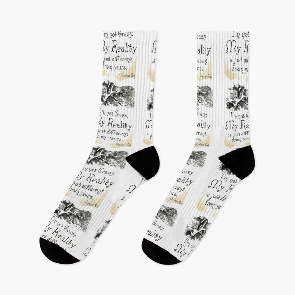 Item preview, I'm Not Crazy My Reality Is Just Different From Yours - Alice in Wonderland Quote designed and sold by MeedStorx.