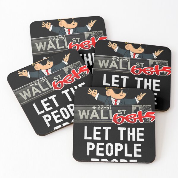 Item preview, Wallstreetbets Logo Let The PEople Trade designed and sold by ShanteWoodley.