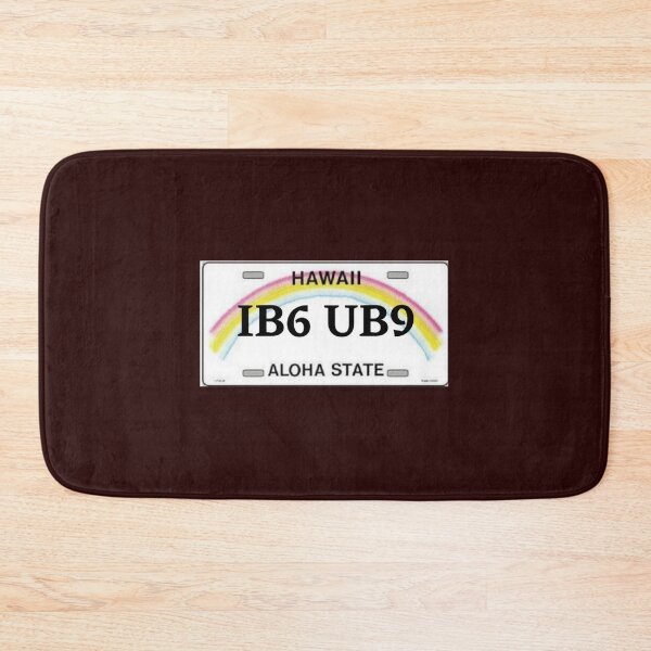 Item preview, IB6 UB9 Customized Hawaii License Plate Sticker designed and sold by Woowee808.