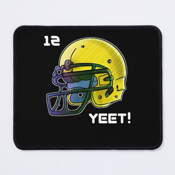 Item preview, Football Player Helmet #12 Quarterback Yeet designed and sold by Gaming x Sports.