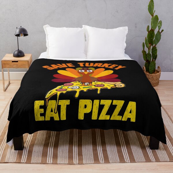 Item preview, Save Turkey Eat Pizza Thanksgiving Day Vegetarian designed and sold by bessiey23.