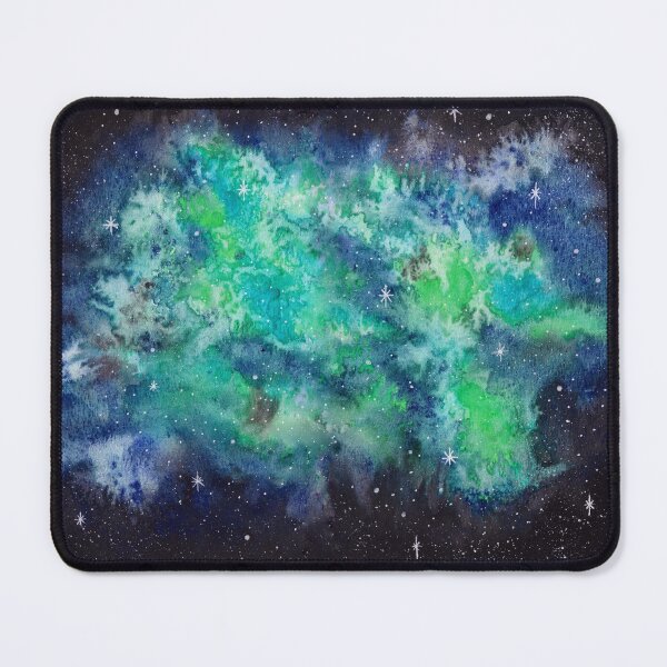 Item preview, Blue and Green Galaxy designed and sold by JadeWuArt.