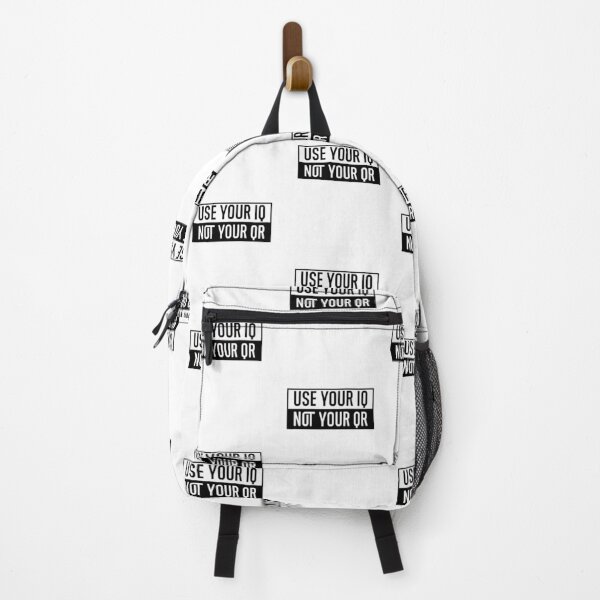 Item preview, Use Your Iq Not Your Qr designed and sold by AmberSiraj.