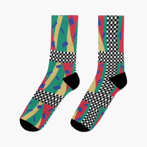 Item preview, gingham hounds tooth graphic color ska 80s retro party vaporwave synthwave designed and sold by melisssne.