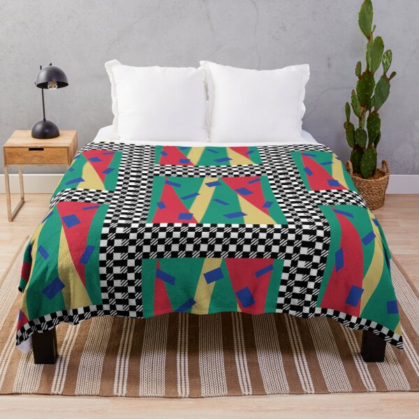 Item preview, gingham hounds tooth graphic color ska 80s retro party vaporwave synthwave designed and sold by melisssne.