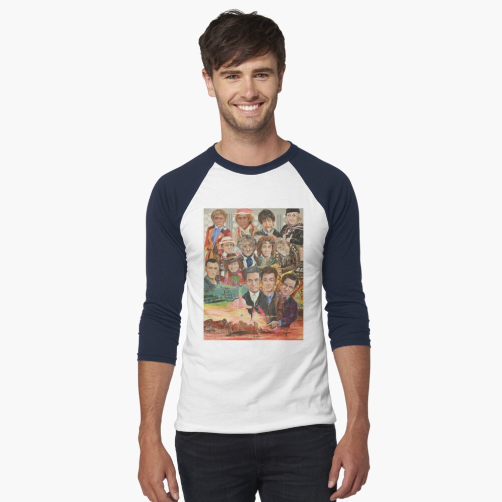 Item preview, Baseball ¾ Sleeve T-Shirt designed and sold by ArtByWilliamE.