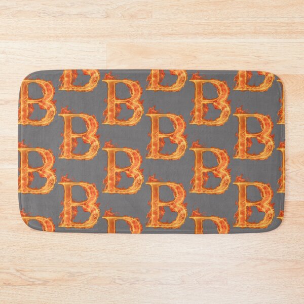 Item preview, Orange burning letter B art, Fire, alphabet letter, flame, letters, fireman, orange, colored Fire, name, person, gift, alphabet, person name. designed and sold by Senior-Kuzmin.