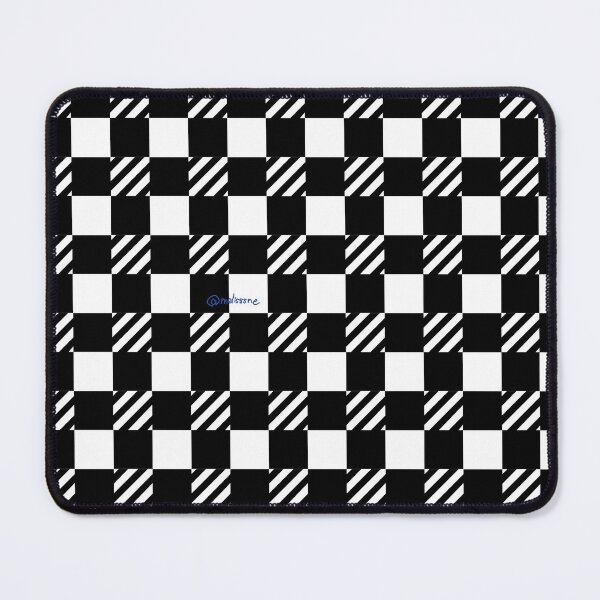 Item preview, nspired gingham black and white back ground designed and sold by melisssne.