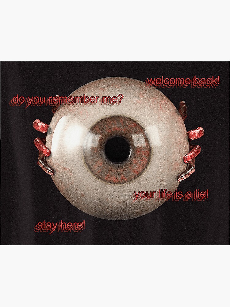 Weirdcore Aesthetic Eye Oddcore Strangecore' Sticker