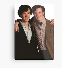 Sherlock and Eleven Metal Print