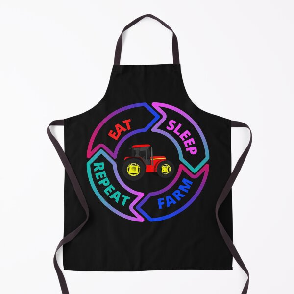 Item preview, eat, sleep, farm, repeat designed and sold by Pugnaciousprint.
