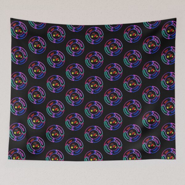 Item preview, eat, sleep, farm, repeat designed and sold by Pugnaciousprint.