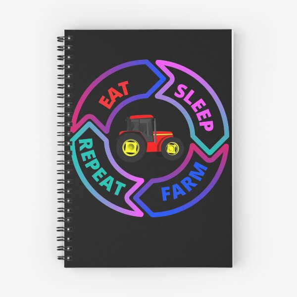Item preview, eat, sleep, farm, repeat designed and sold by Pugnaciousprint.