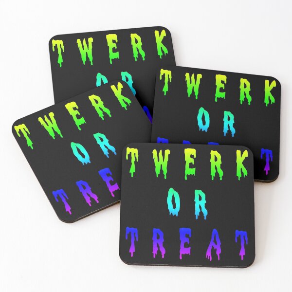 Item preview, Twerk Or Treat Thick Drip Slogan Gradient designed and sold by aventi24.
