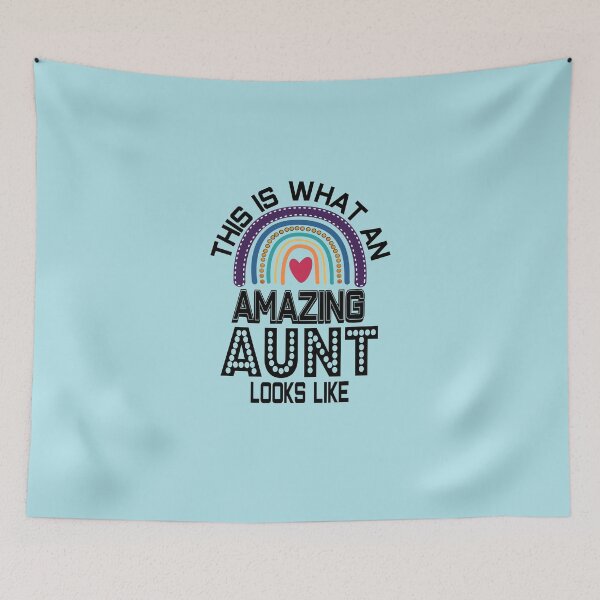 Item preview, This Is What An Amazing Aunt Looks Like | Rainbow For Auntie designed and sold by JooArtPrints  ★★★★★.