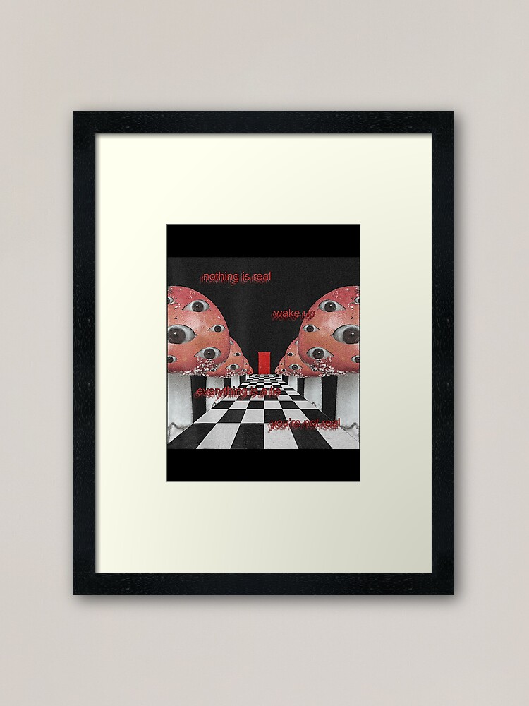 Weirdcore Aesthetic Mushroom Eyes Strangecore Traumacore Art Print for  Sale by ShanteWoodley